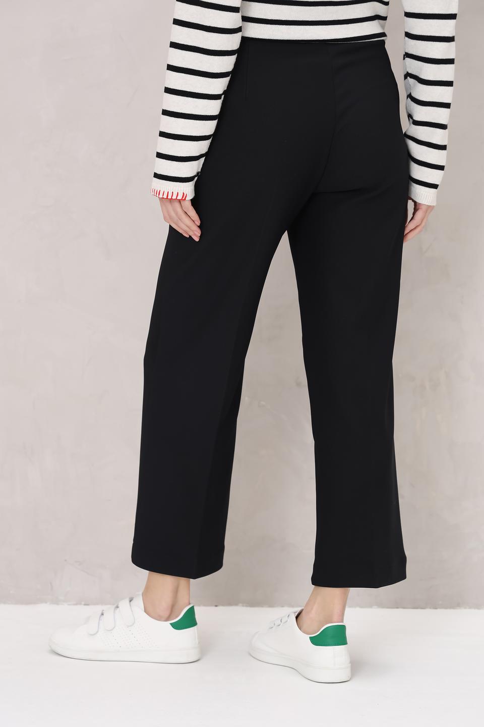 Брюки клёш Oui чёрные