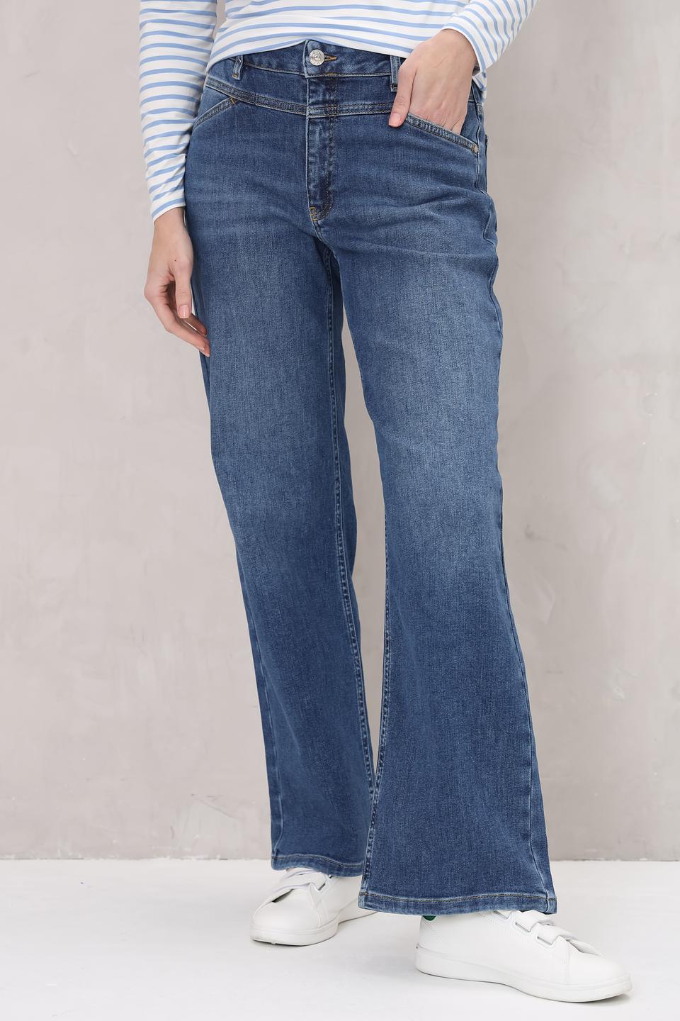 Джинсы Oui клеш синие