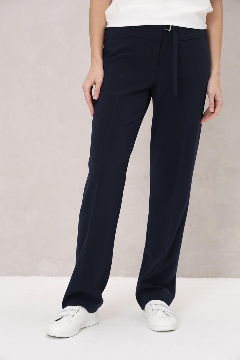 Брюки классические Bianca темно-синие