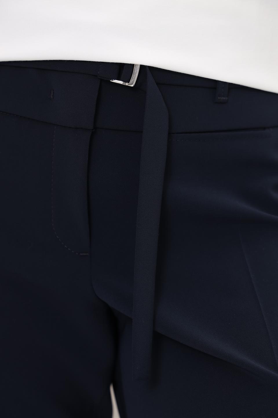 Брюки классические Bianca темно-синие