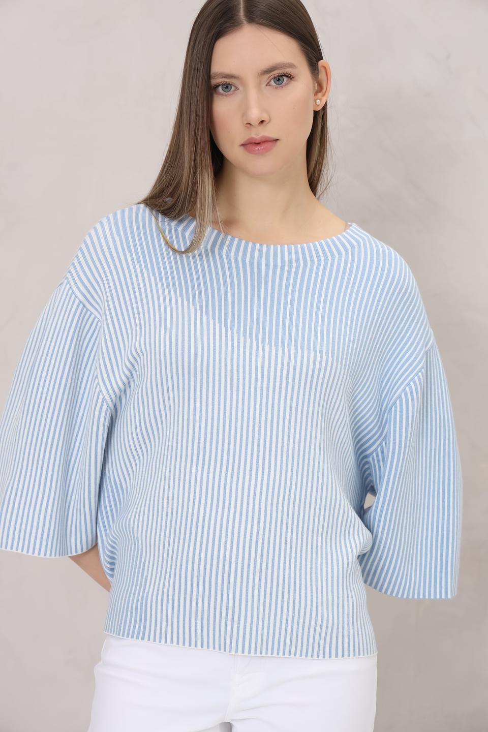 Пуловер Tom Tailor в полоску