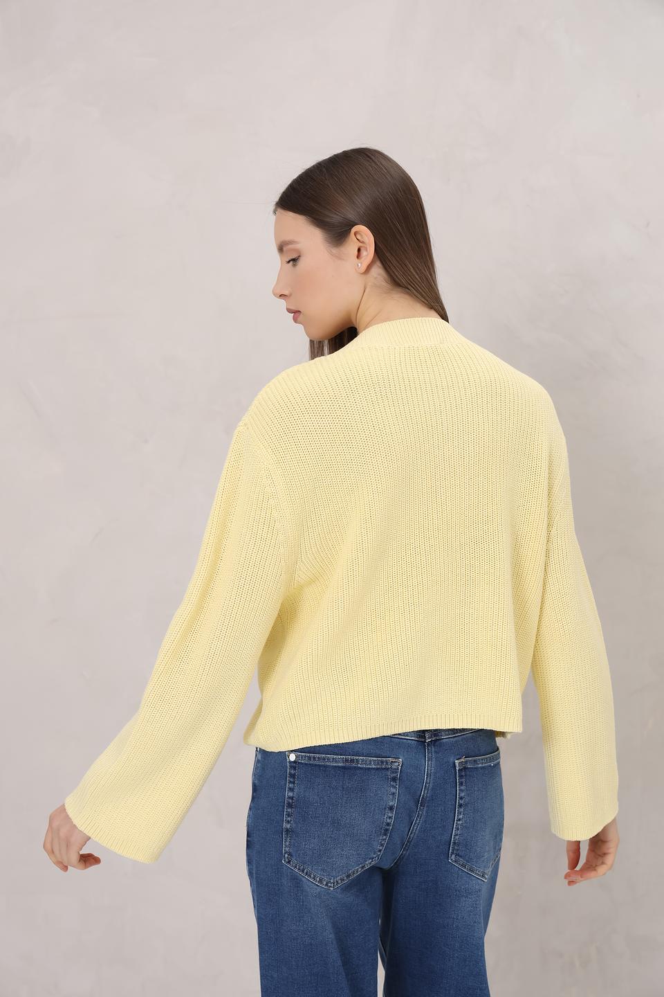 Пуловер Tom Tailor denim жёлтый