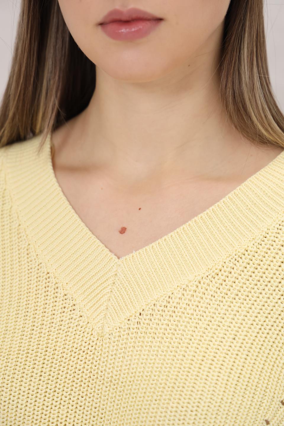 Пуловер Tom Tailor denim жёлтый