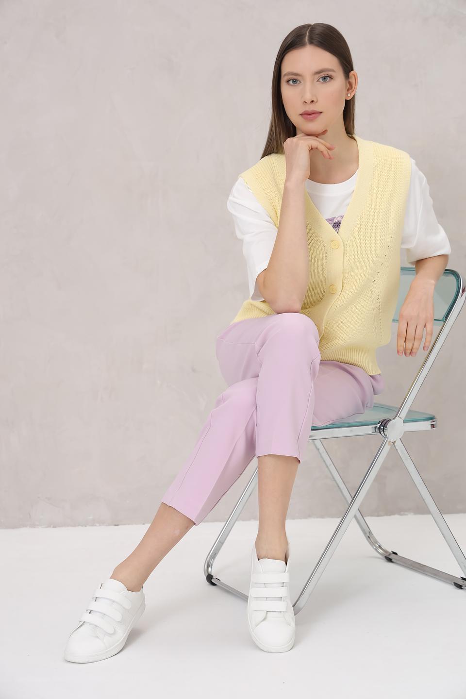 Жилет Tom Tailor denim светло-жёлтый