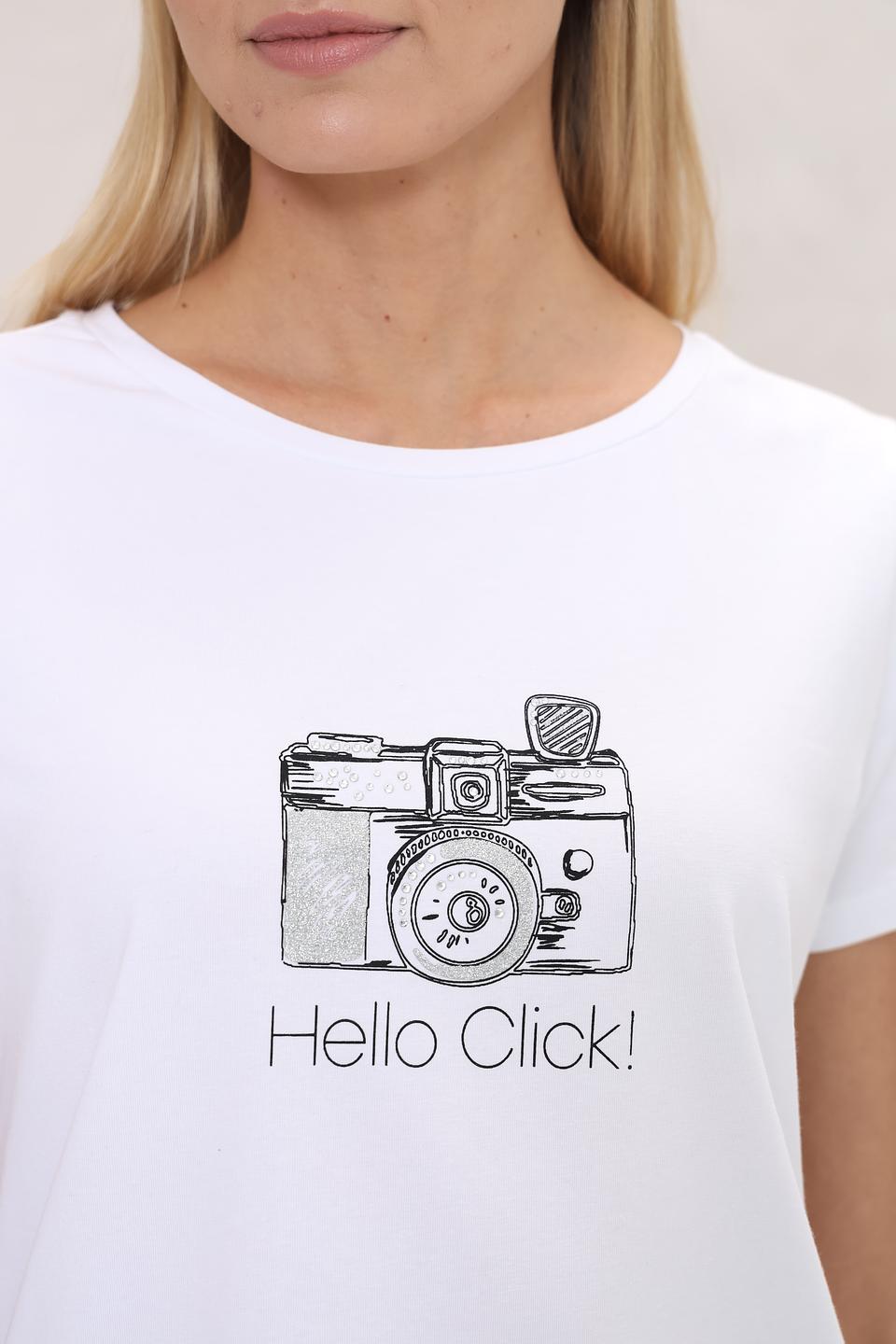 Футболка More and More с принтом