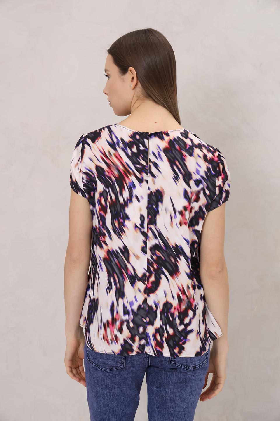 Блуза Taifun с абстрактным принтом