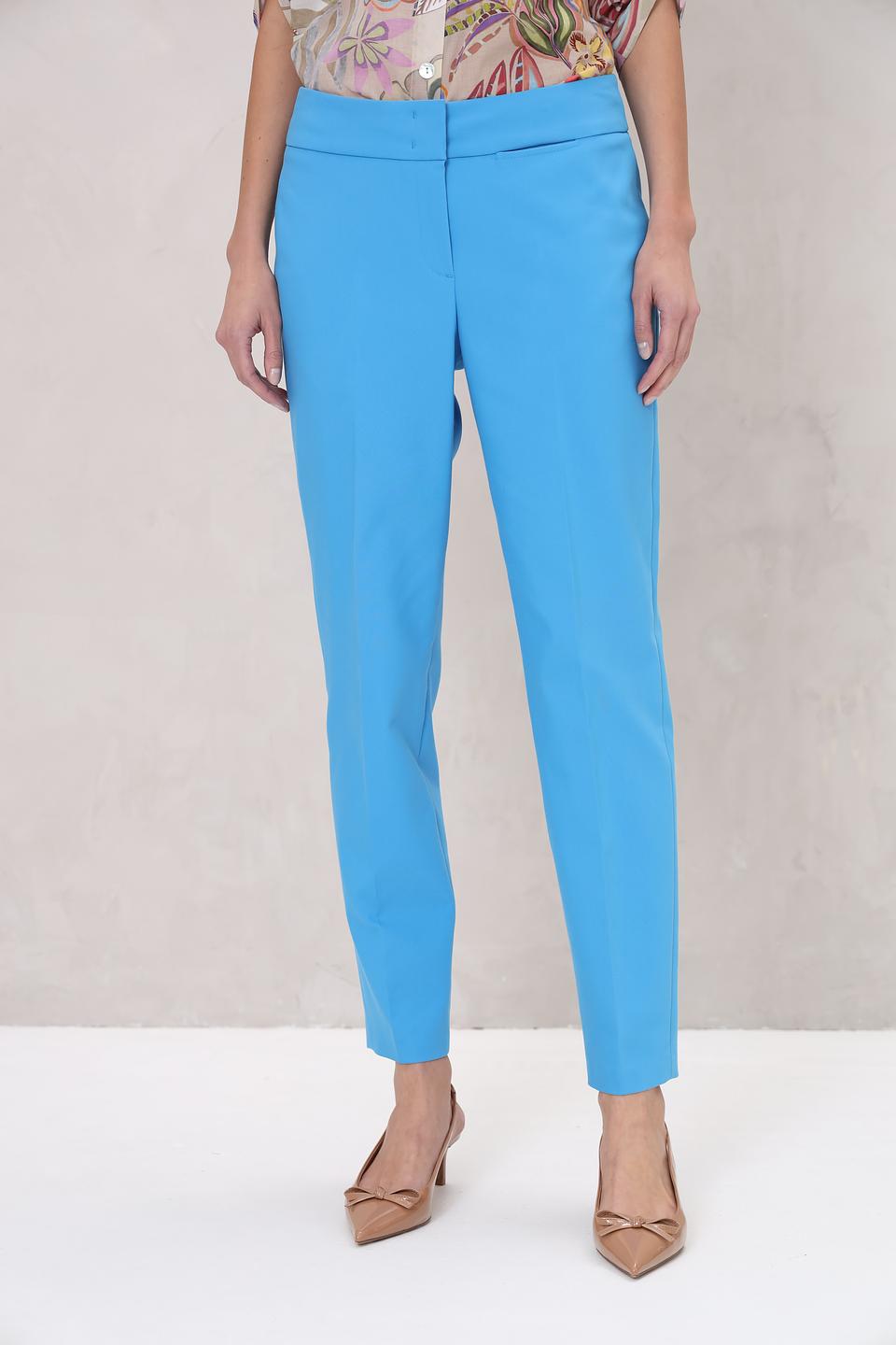 Брюки классические Bianca голубые