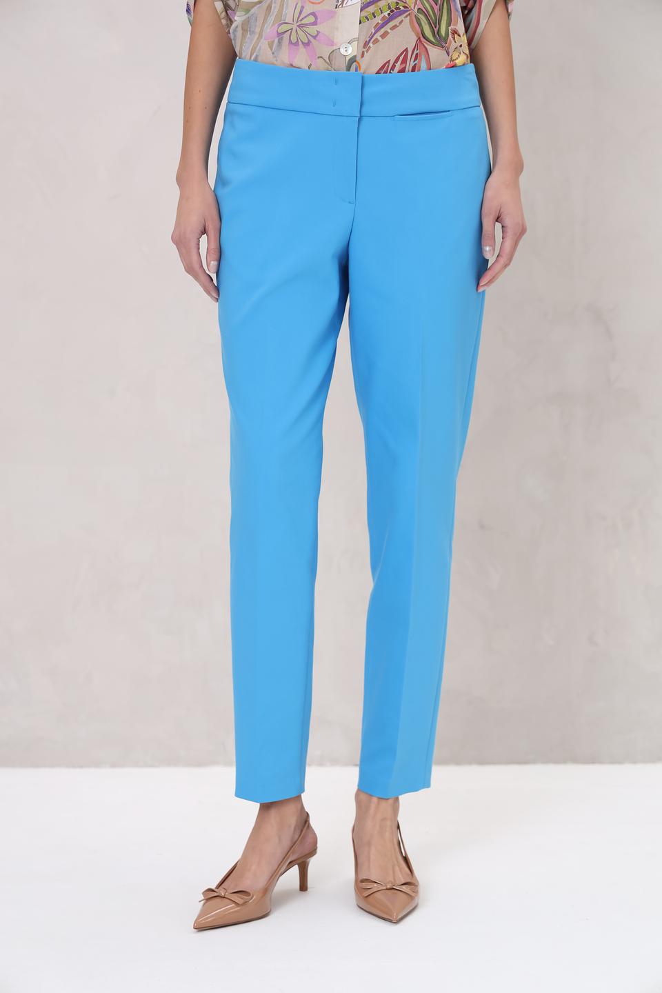 Брюки классические Bianca голубые