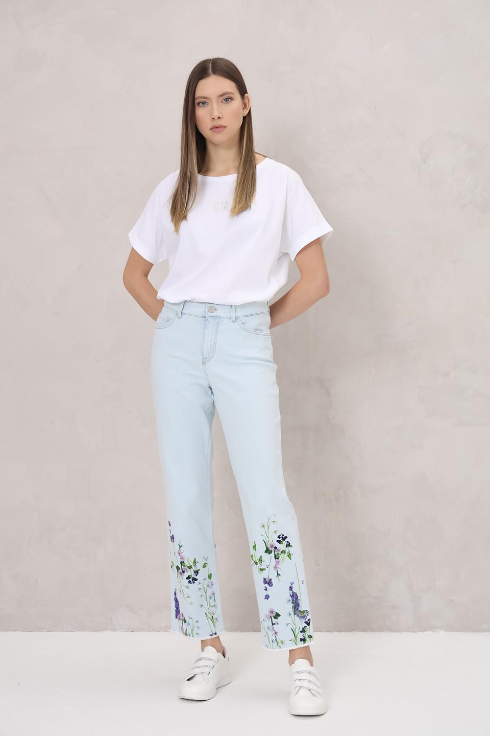 Джинсы Marc Cain с вышивкой