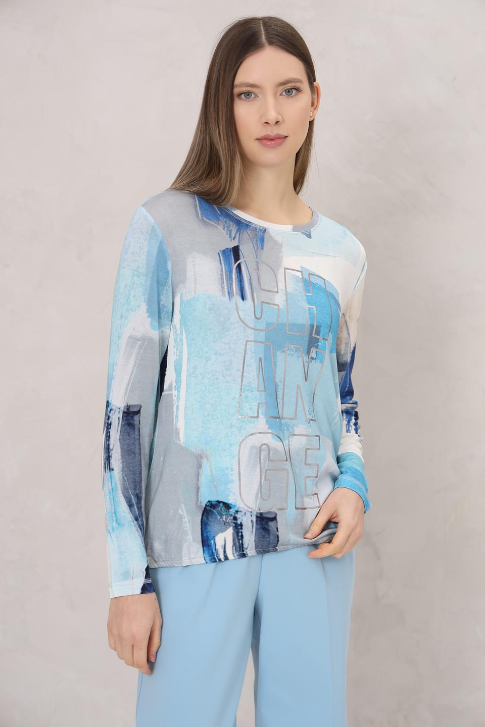 Пуловер Lecomte с принтом "Change Angel"