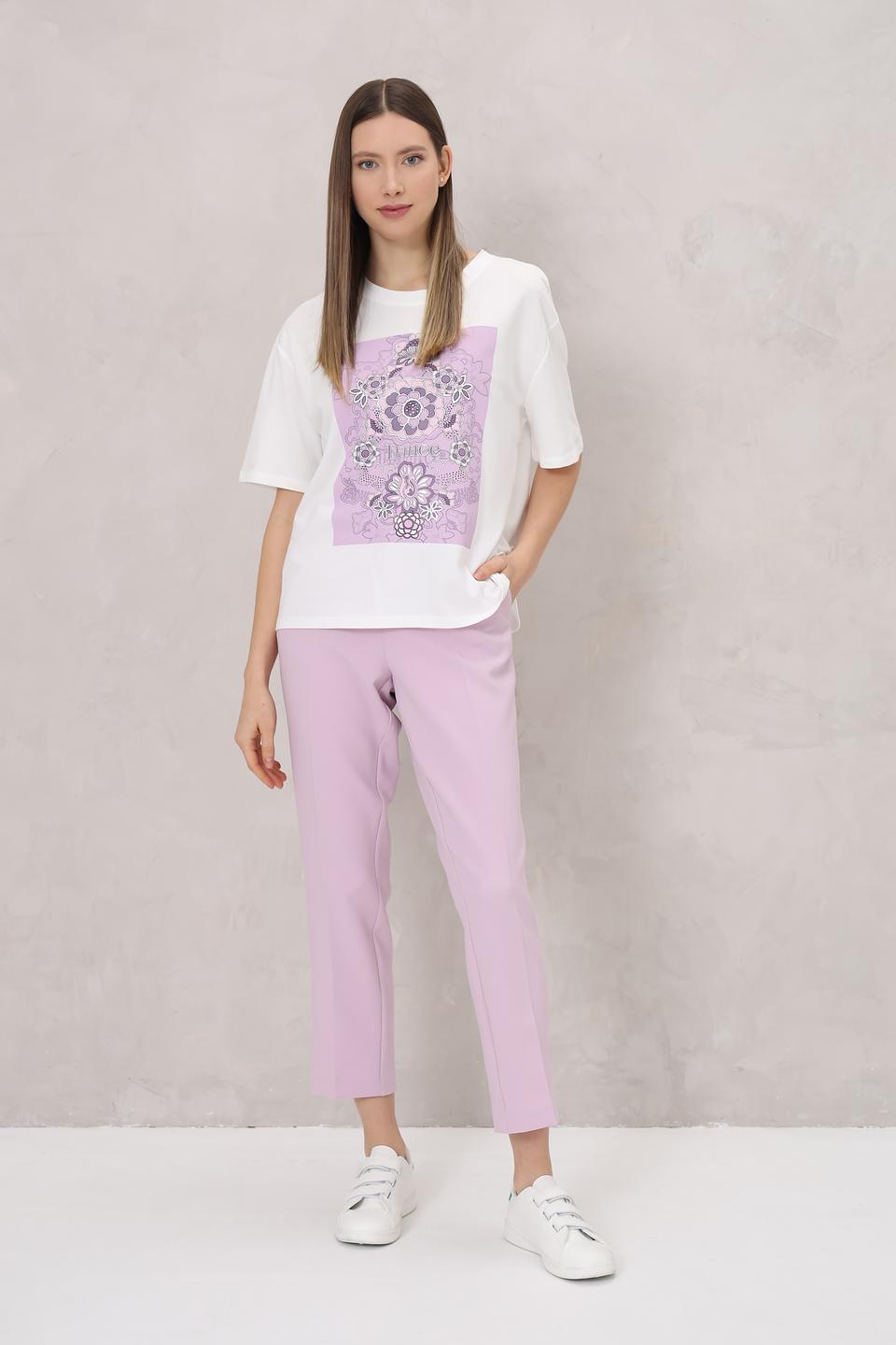 Футболка Monari с цветочным принтом