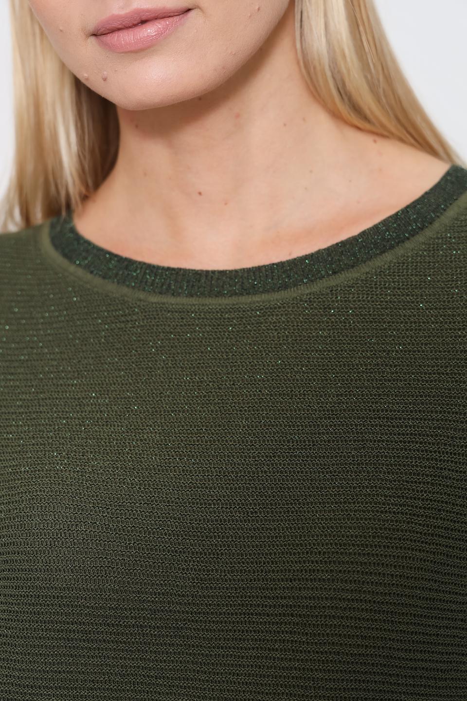 Пуловер Pezzo с рукавами 3/4, хаки