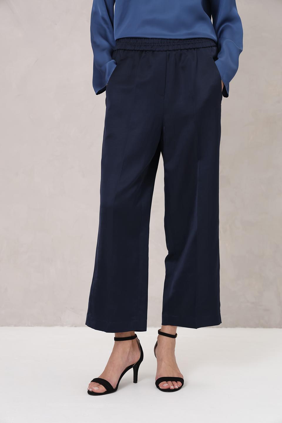 Брюки кюлоты Luisa Cerano темно-синие