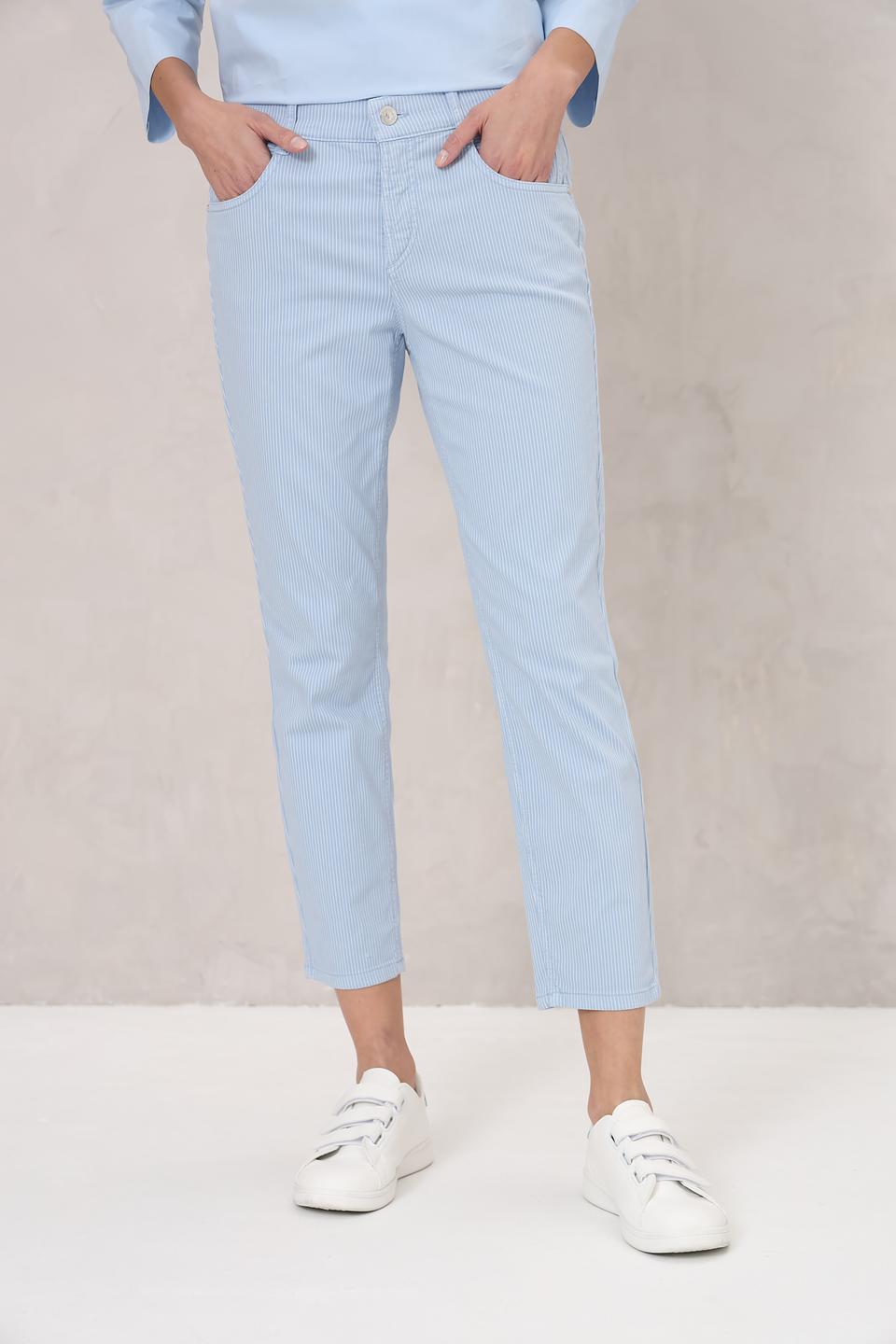 Брюки Gardeur в полоску голубой