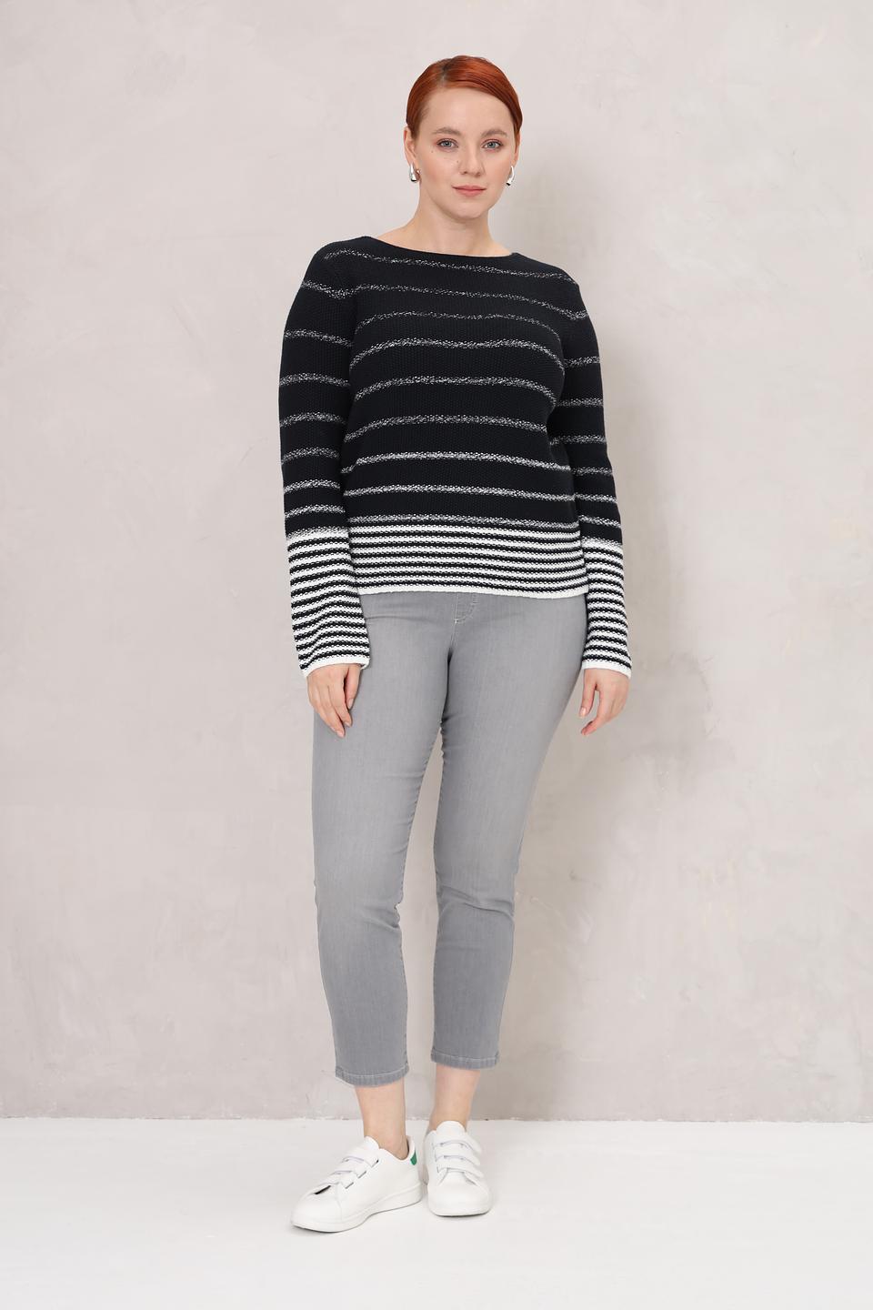 Пуловер Gerry Weber полоска чёрный