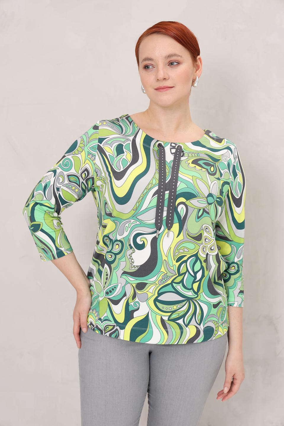 Блуза Via Appia с принтом