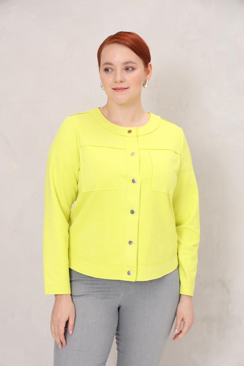 Жакет Via Appia лайм с карманами