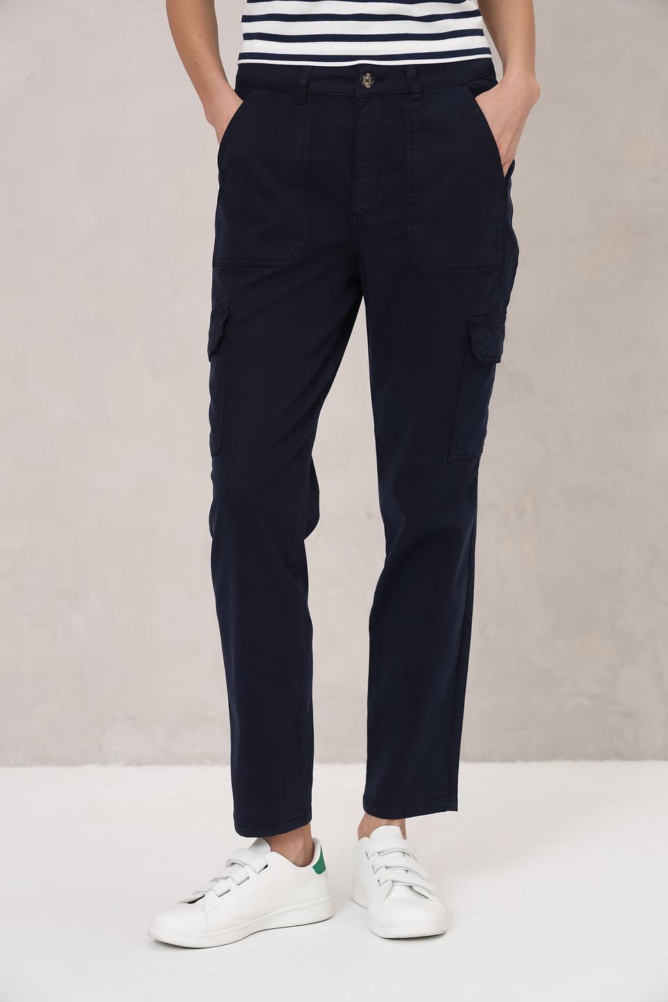 Брюки кл Oui женские темно-синие