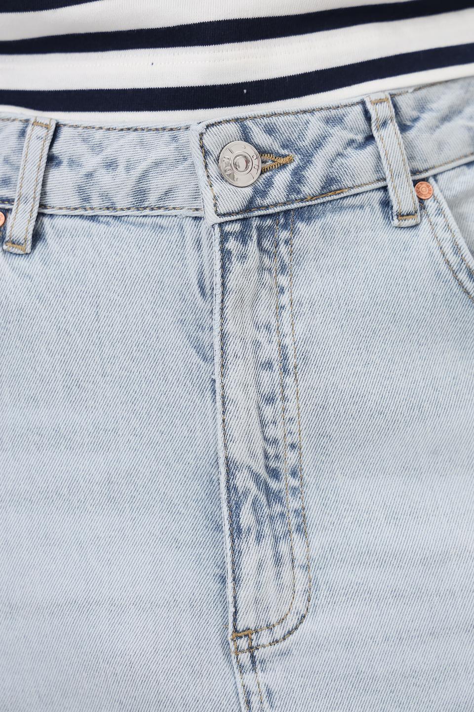 Юбка джинсовая Oui светло-голубая