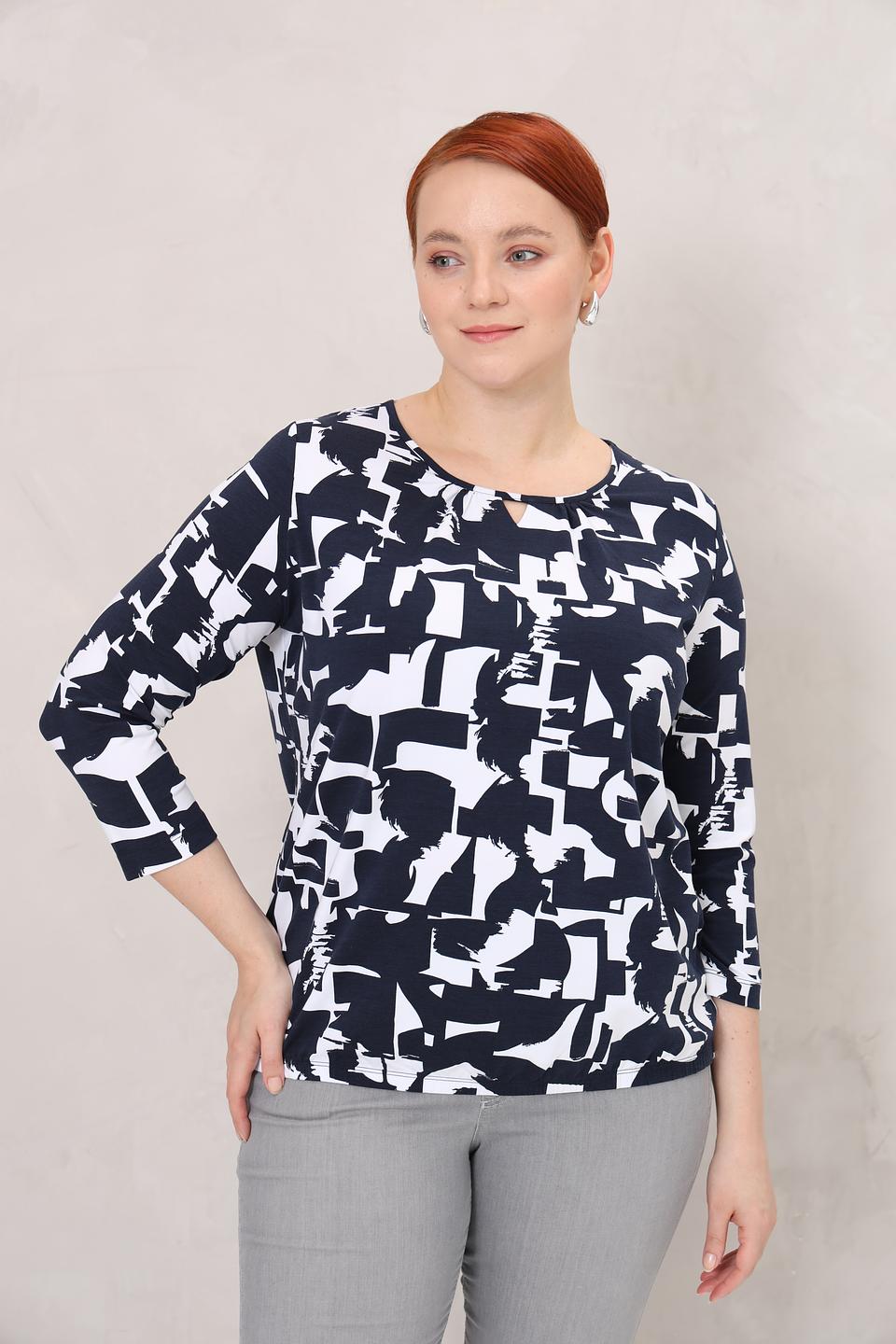 Блуза Rabe collection с геометрическим принтом