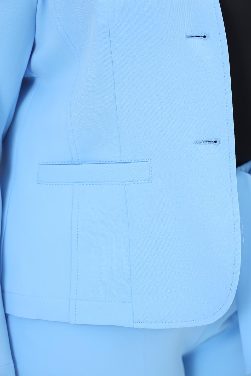 Жакет Frank Walder голубой приталенный