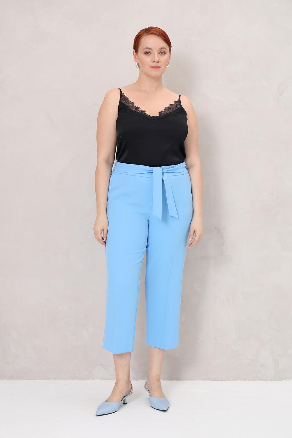 Брюки кюлоты Frank Walder голубые