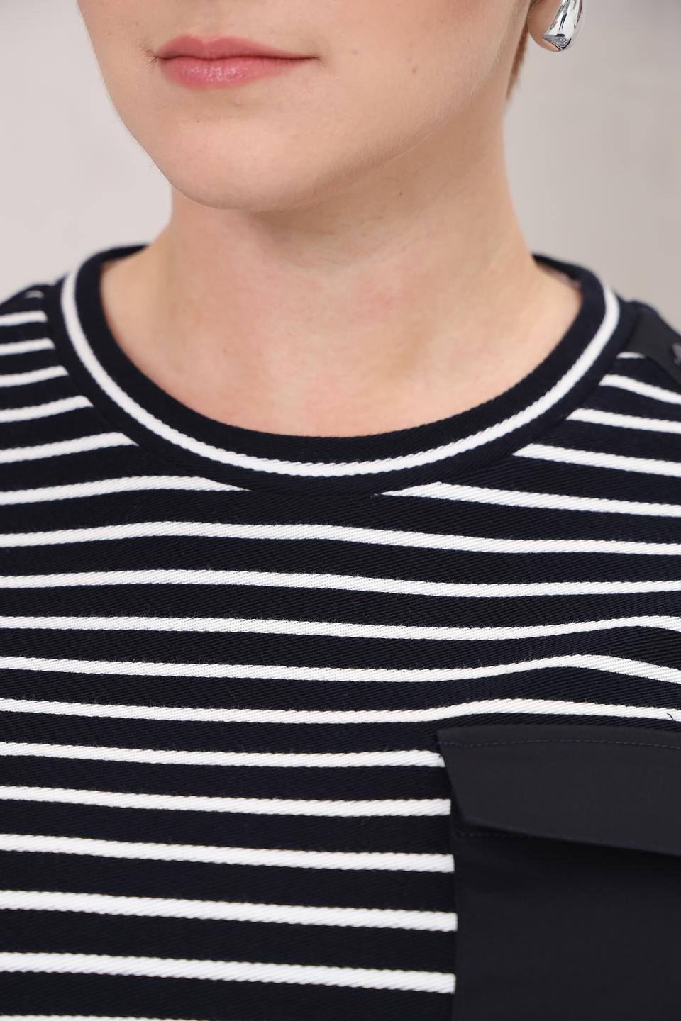 Пуловер Gerry Weber полоска чёрный