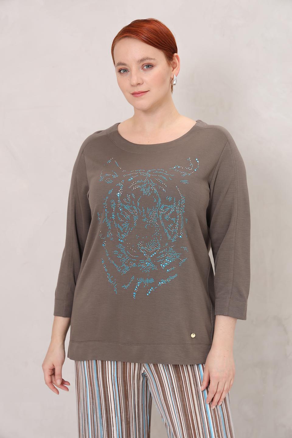 Пуловер Frapp с тигром