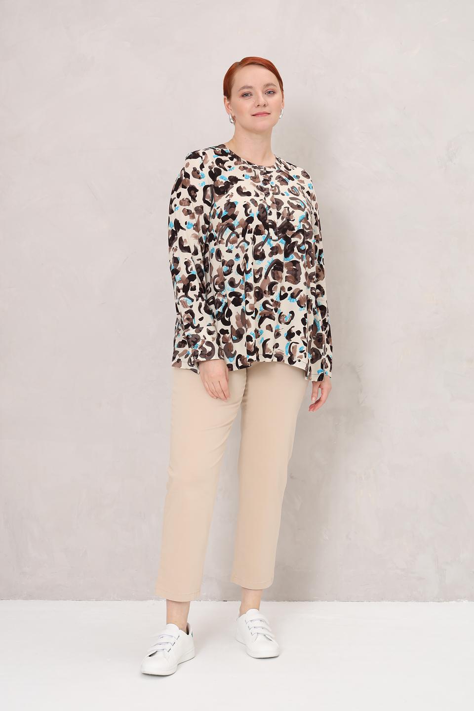 Блуза Frapp с абстрактным принтом