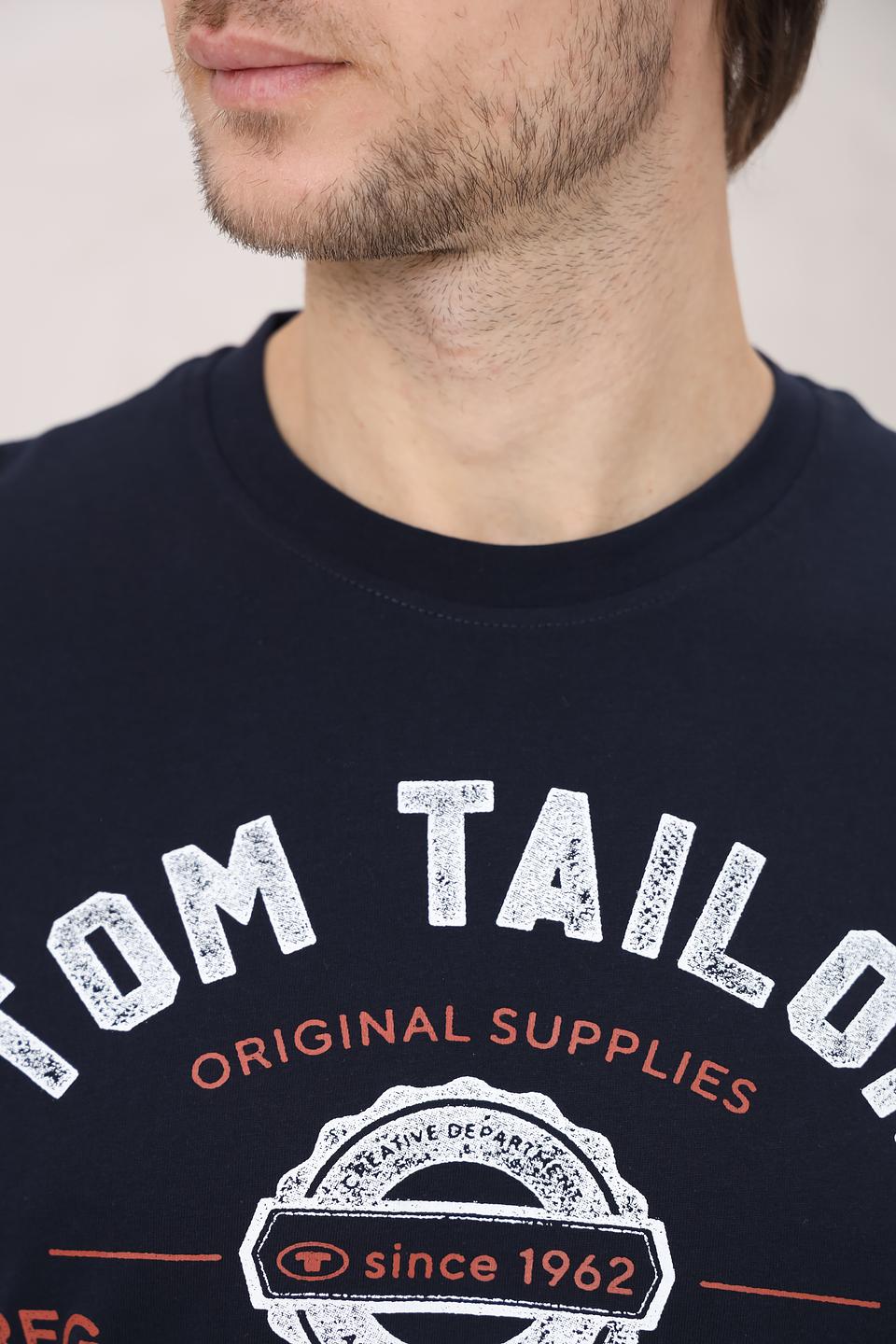 Футболка Tom Tailor essentials синяя