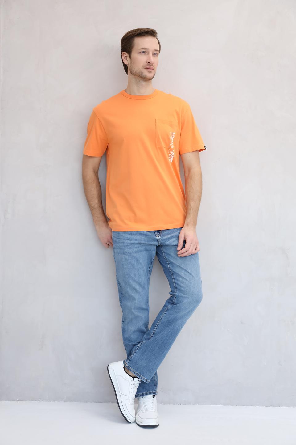Футболка Tom Tailor оранжевая