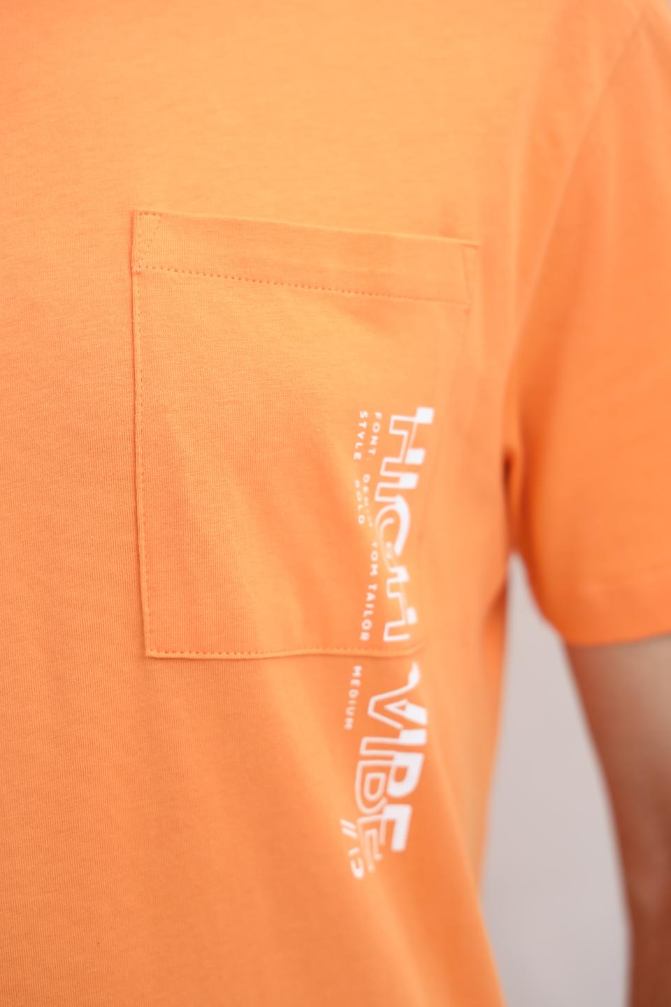 Футболка Tom Tailor оранжевая