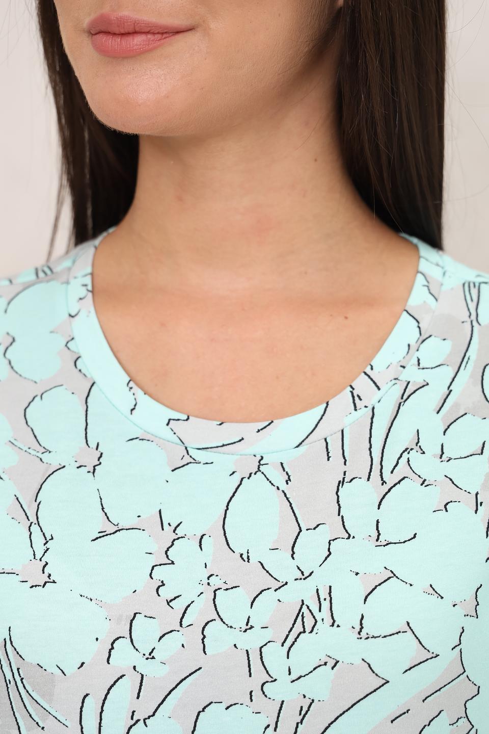 Футболка Monari с принтом мятный