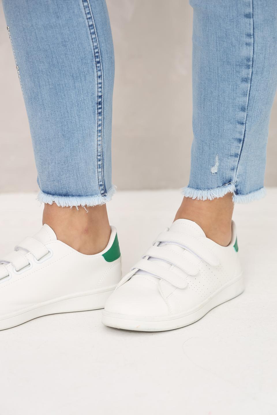 Джинсы с потертостями Monari голубые