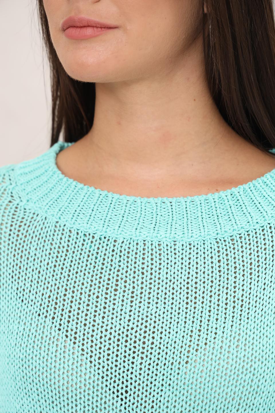 Пуловер Monari мятный с 3/4 рукавом
