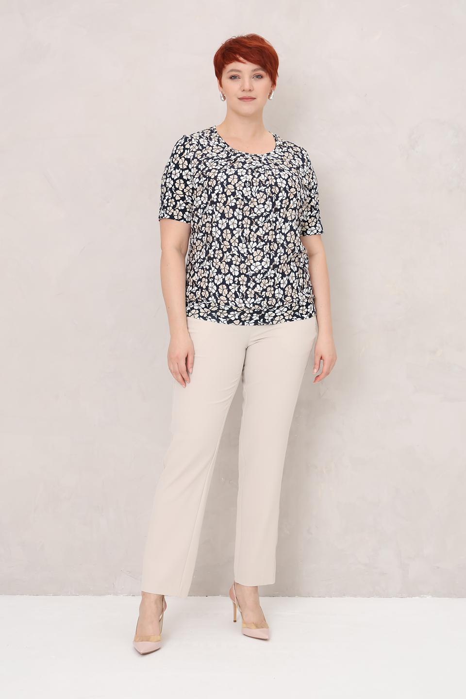 Брюки Relaxed by Toni бежевые