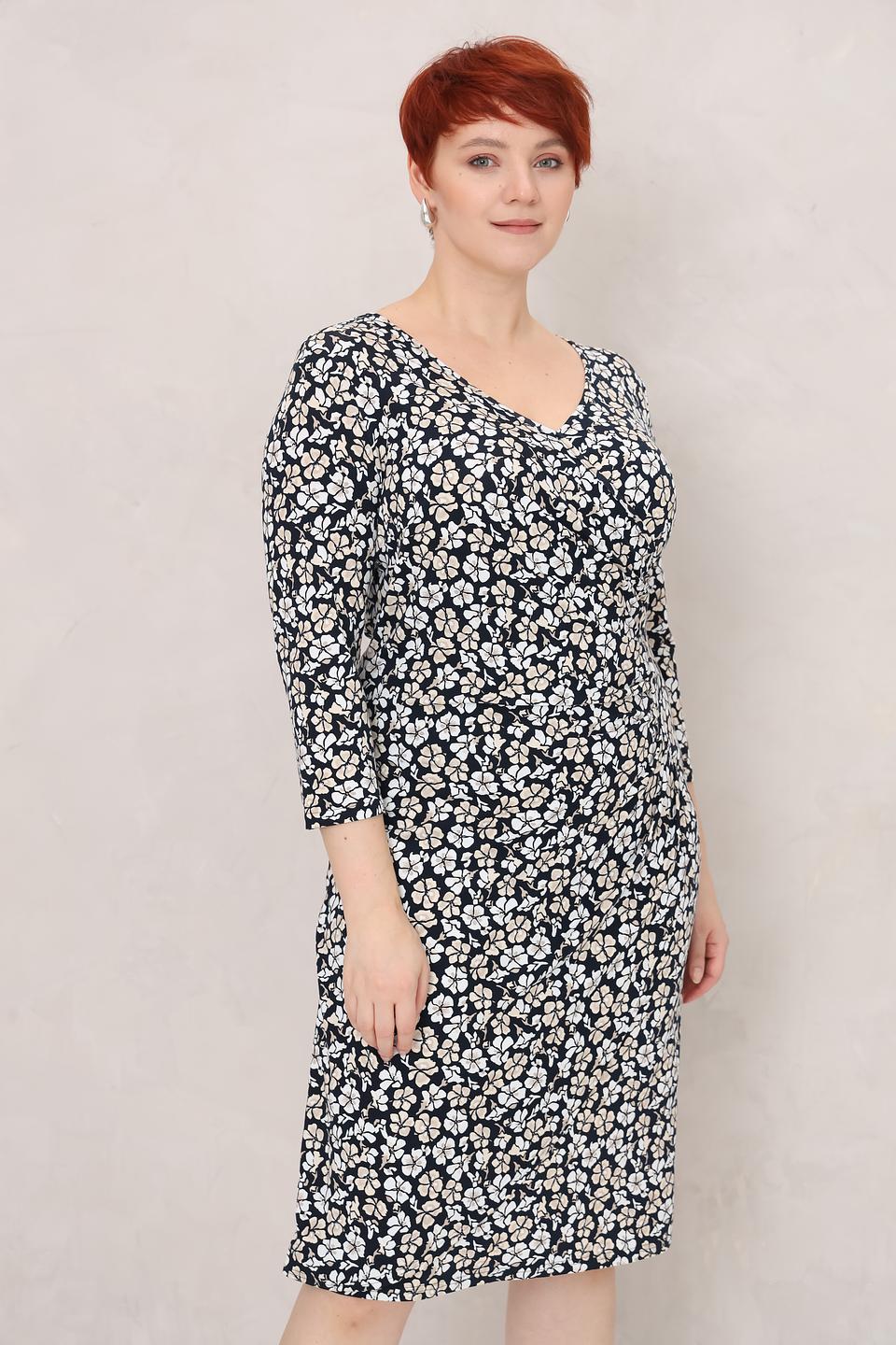 Платье Frank Walder с цветочным принтом