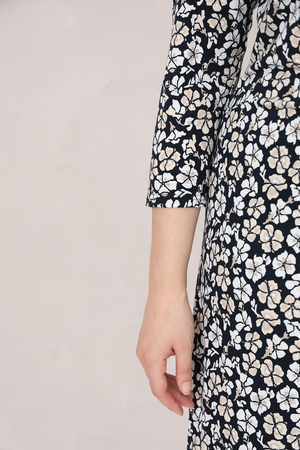 Платье Frank Walder с цветочным принтом