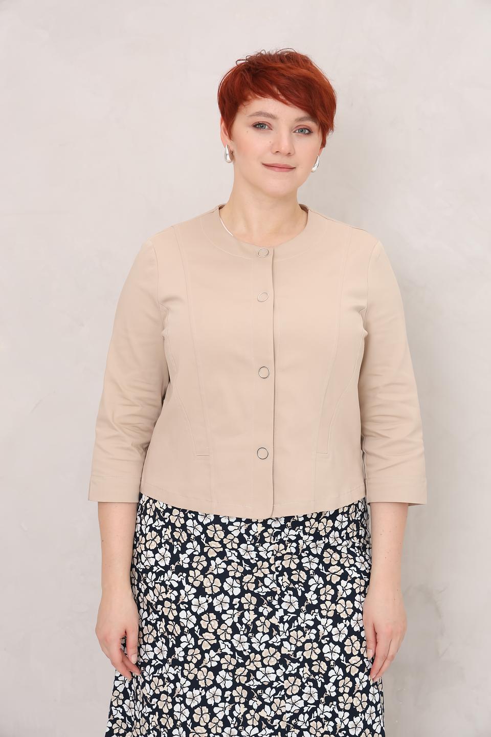 Жакет Frank Walder бежевый