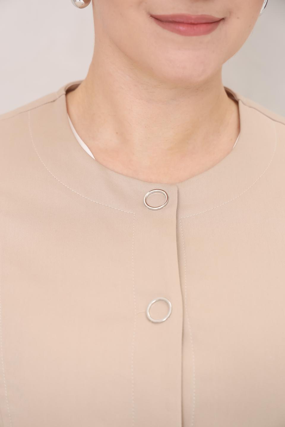 Жакет Frank Walder бежевый