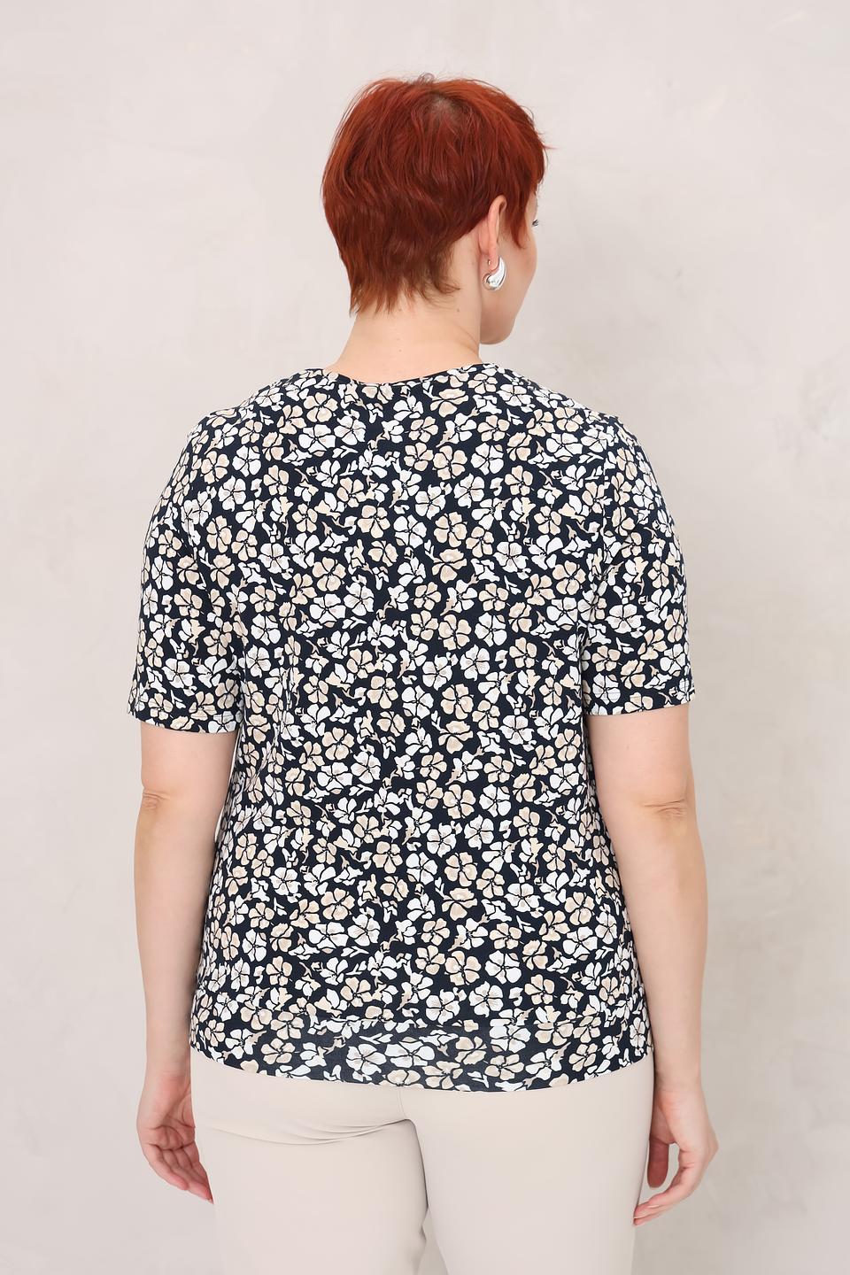 Блуза Frank Walder с цветочным принтом