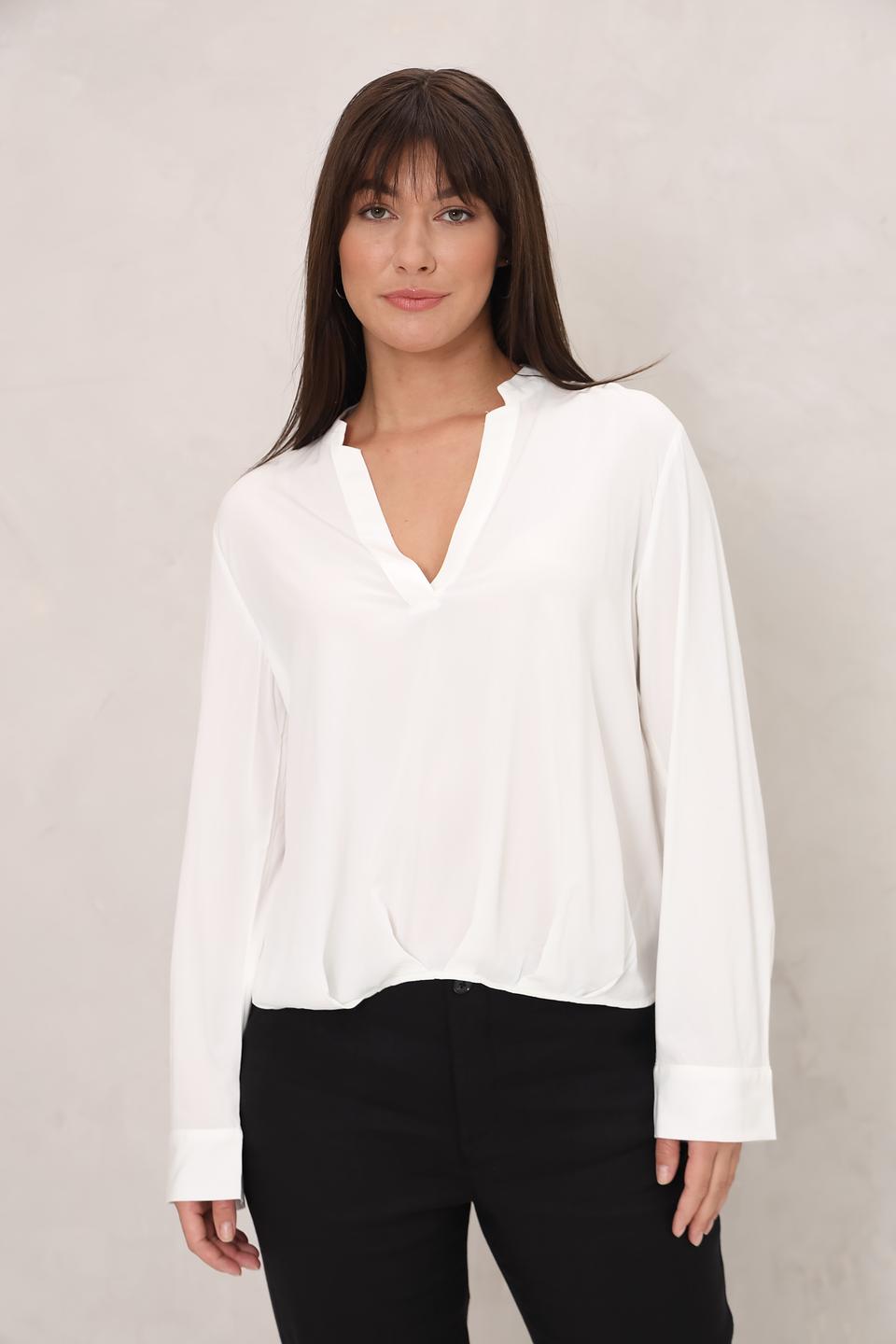 Блуза Tom Tailor с V-образным вырезом