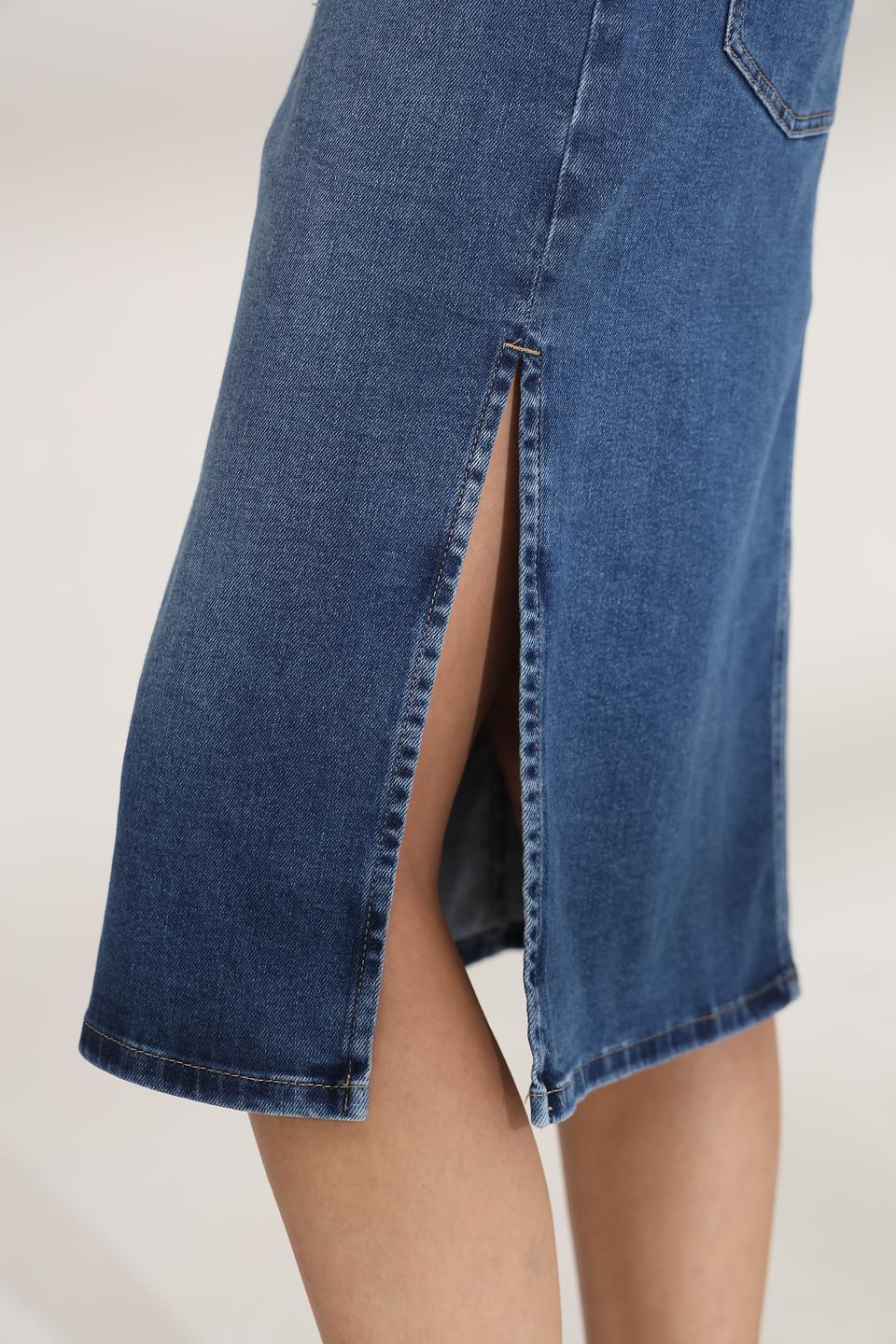 Юбка Gerry Weber деним синяя