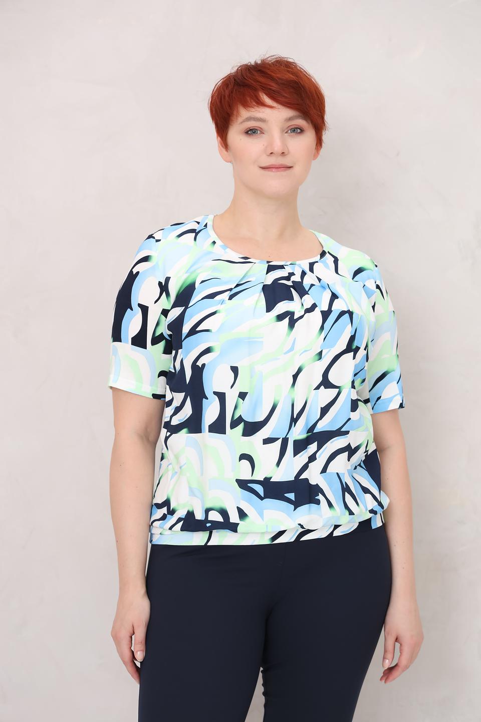 Блуза Frank Walder с абстрактным принтом