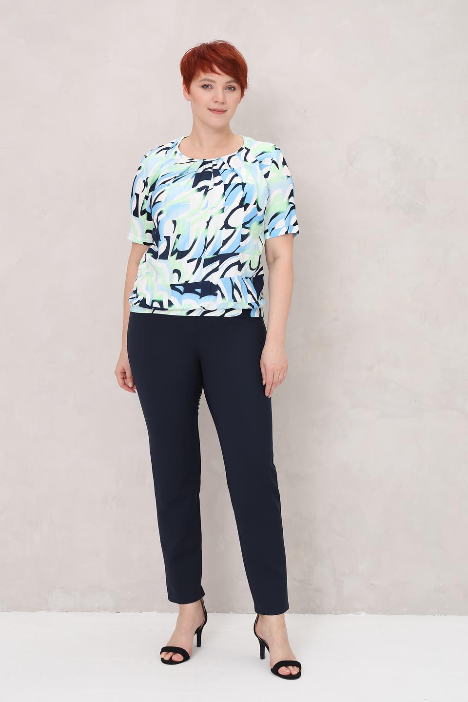 Блуза Frank Walder с абстрактным принтом