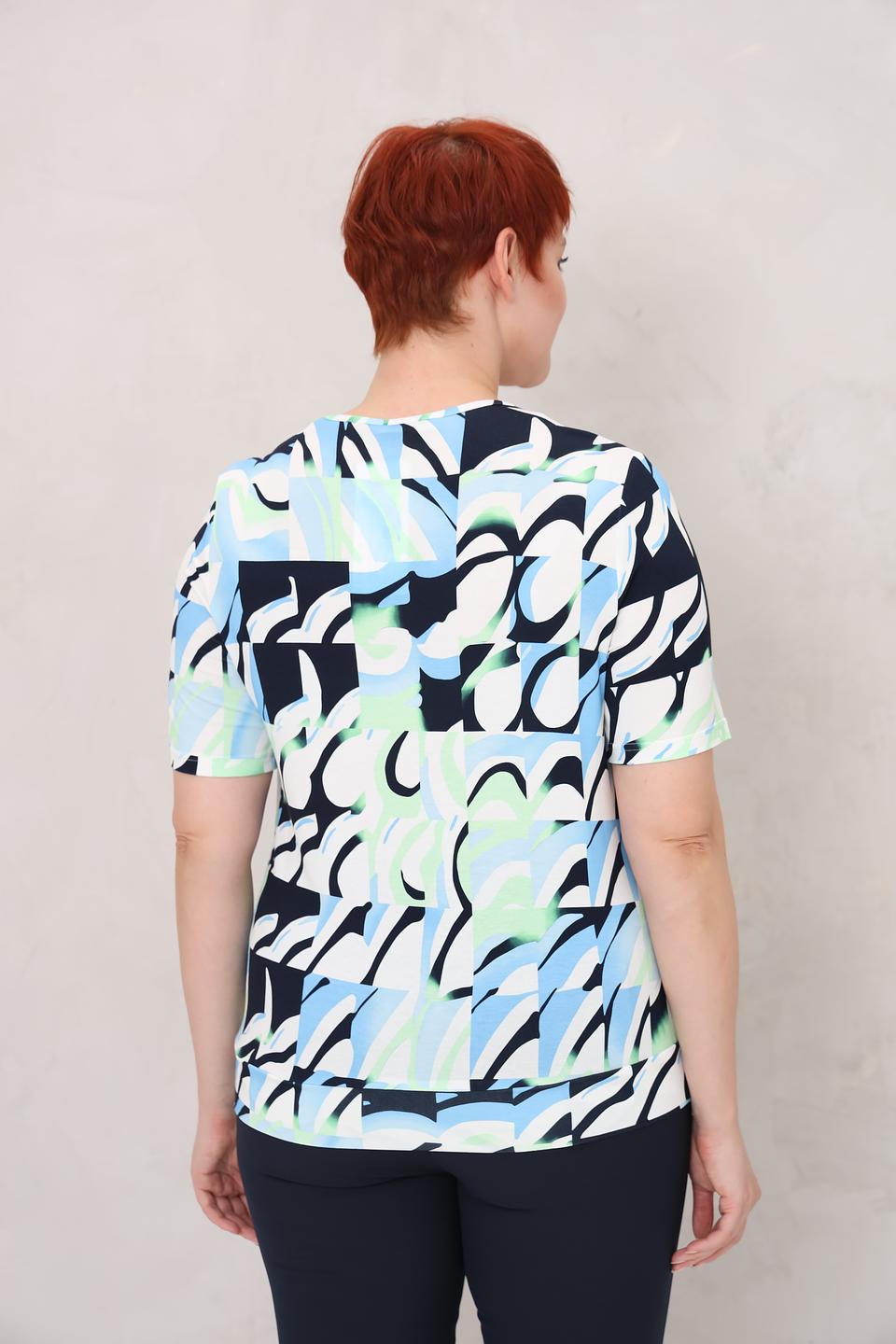 Блуза Frank Walder с абстрактным принтом