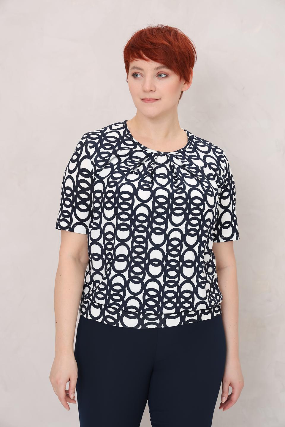 Блуза Frank Walder с принтом