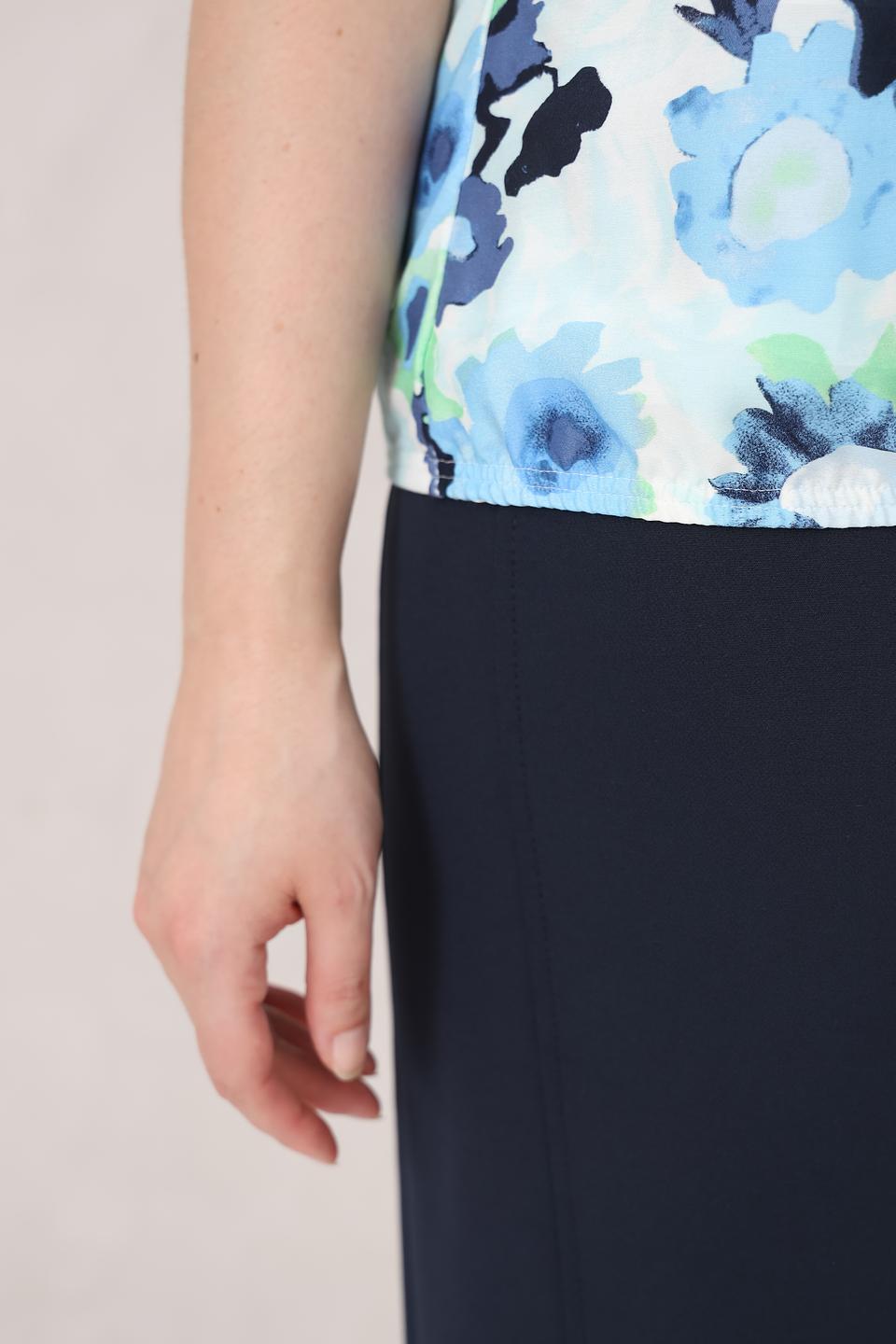 Блуза Frank Walder с цветочным принтом