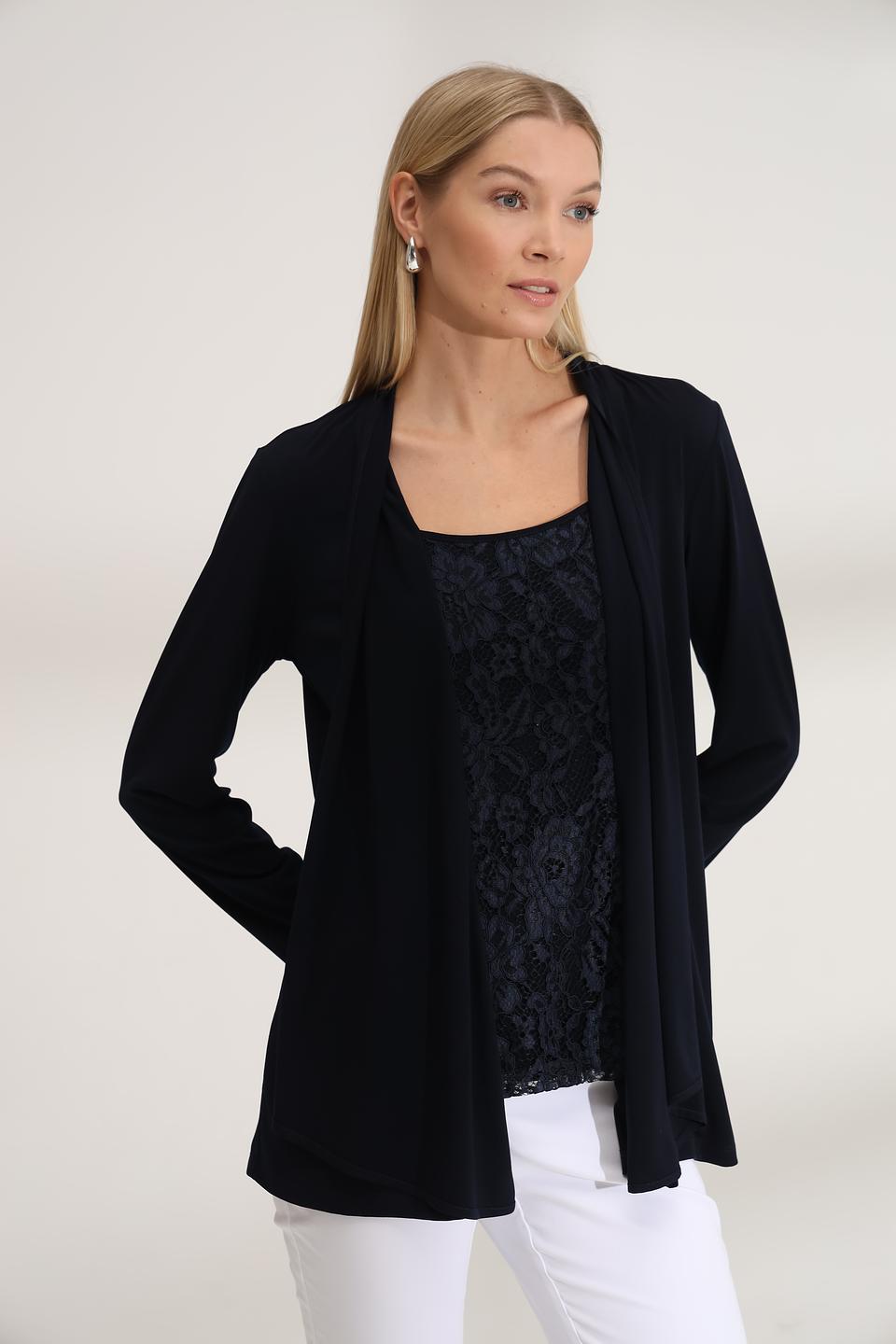 Блуза SE Stenau чёрная с запахом