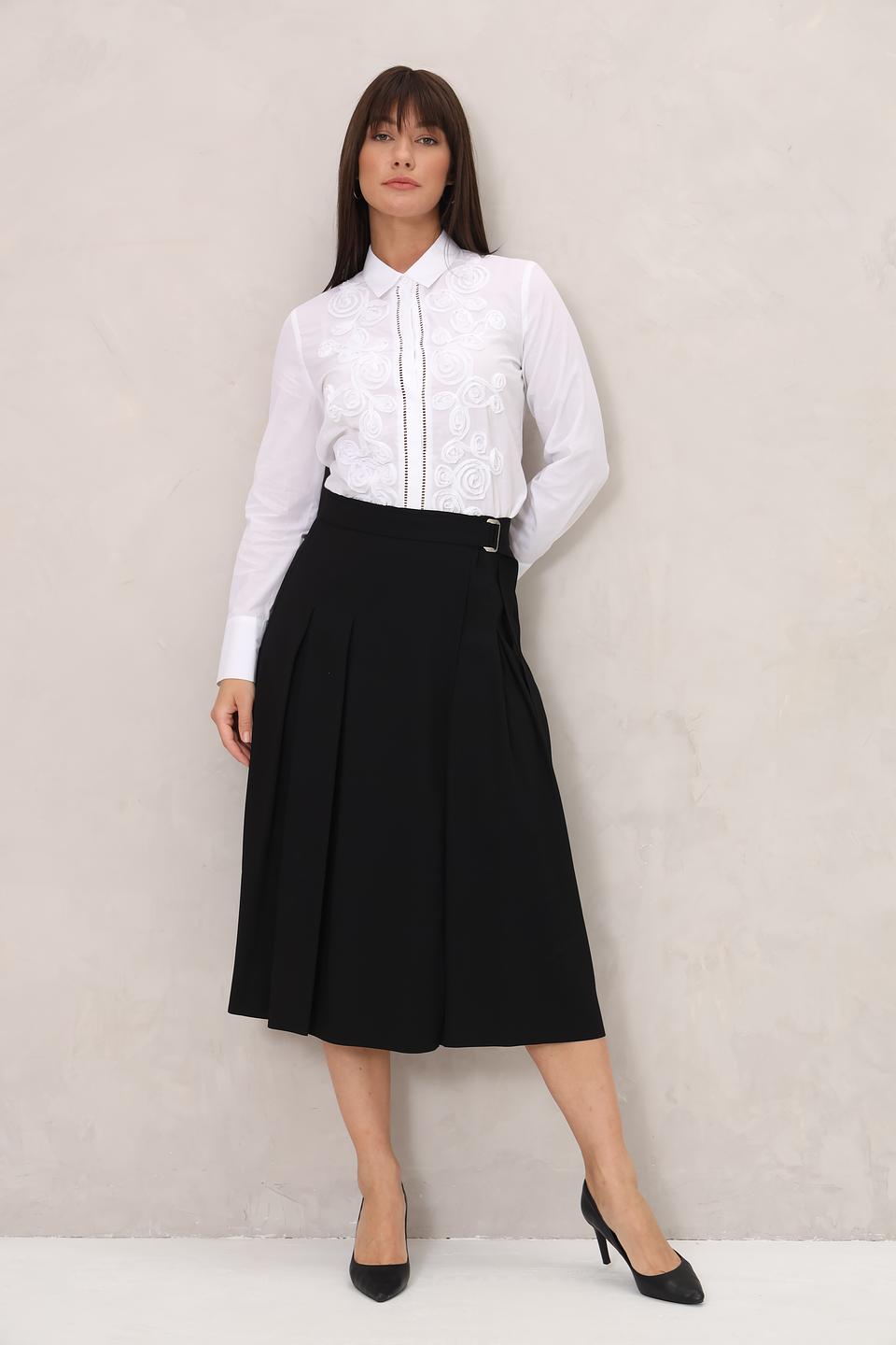 Блуза SE Stenau с вышивкой белый